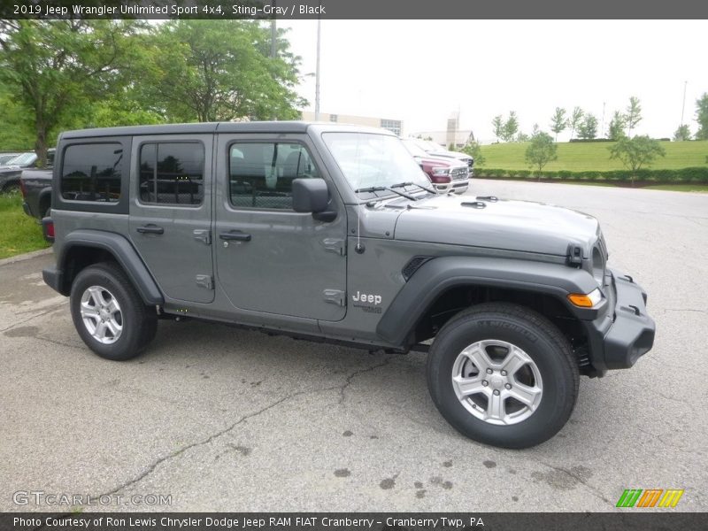 Sting-Gray / Black 2019 Jeep Wrangler Unlimited Sport 4x4