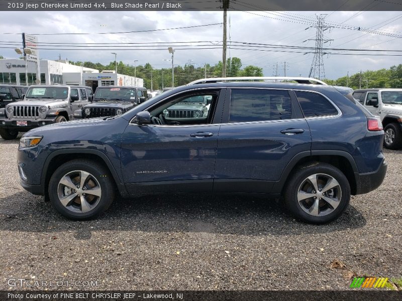 Blue Shade Pearl / Black 2019 Jeep Cherokee Limited 4x4