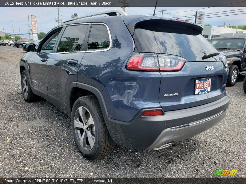 Blue Shade Pearl / Black 2019 Jeep Cherokee Limited 4x4