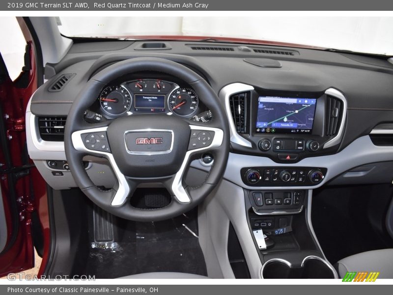 Red Quartz Tintcoat / Medium Ash Gray 2019 GMC Terrain SLT AWD