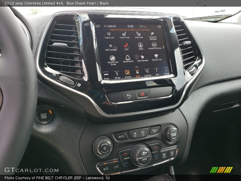 Blue Shade Pearl / Black 2019 Jeep Cherokee Limited 4x4