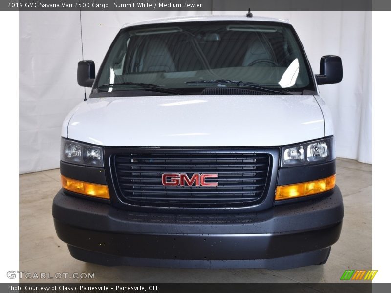 Summit White / Medium Pewter 2019 GMC Savana Van 2500 Cargo