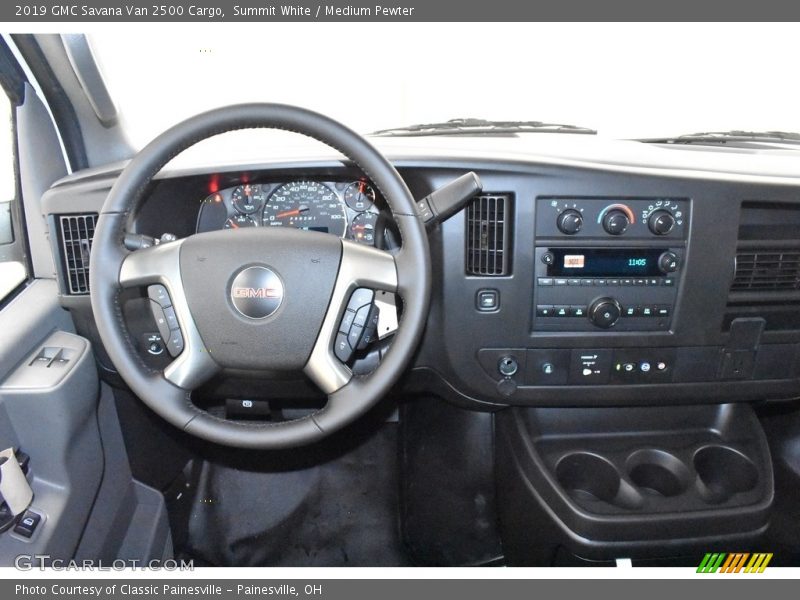 Summit White / Medium Pewter 2019 GMC Savana Van 2500 Cargo