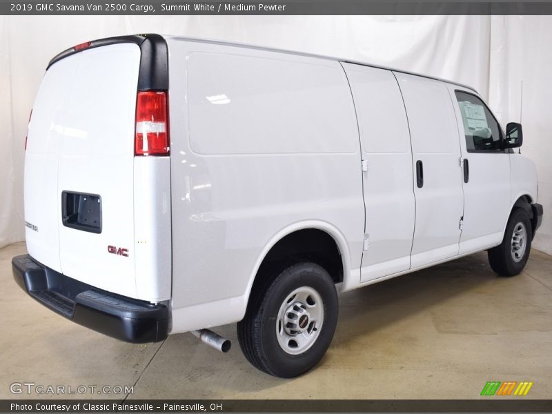 Summit White / Medium Pewter 2019 GMC Savana Van 2500 Cargo