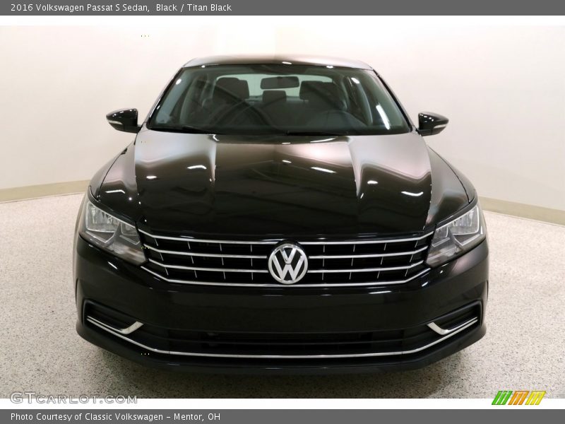 Black / Titan Black 2016 Volkswagen Passat S Sedan
