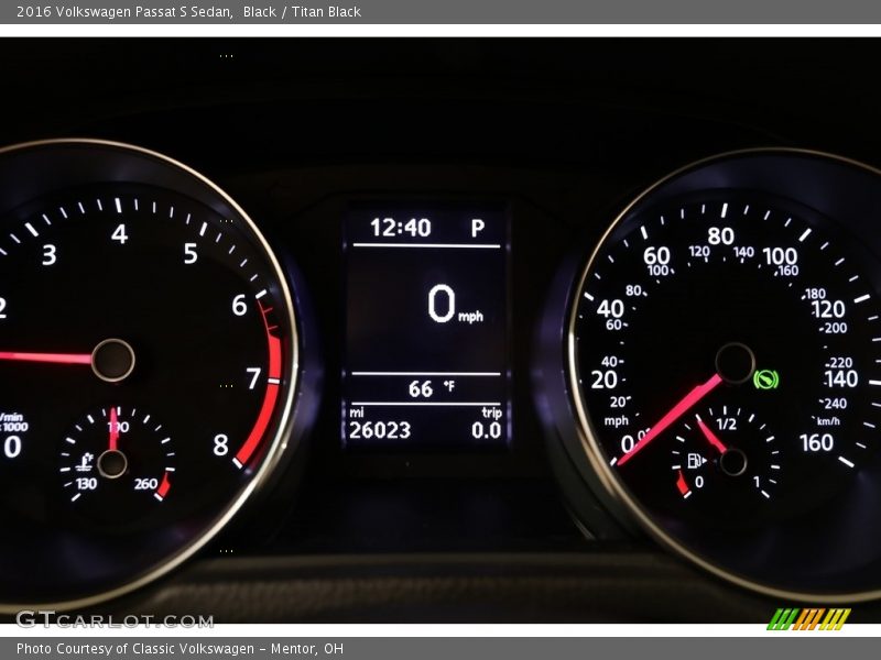 Black / Titan Black 2016 Volkswagen Passat S Sedan