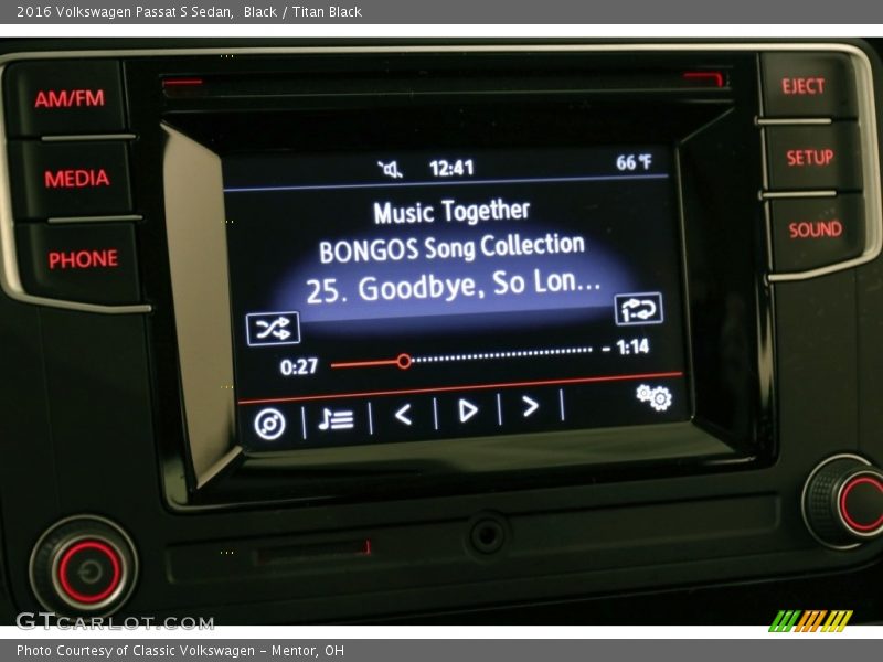 Black / Titan Black 2016 Volkswagen Passat S Sedan