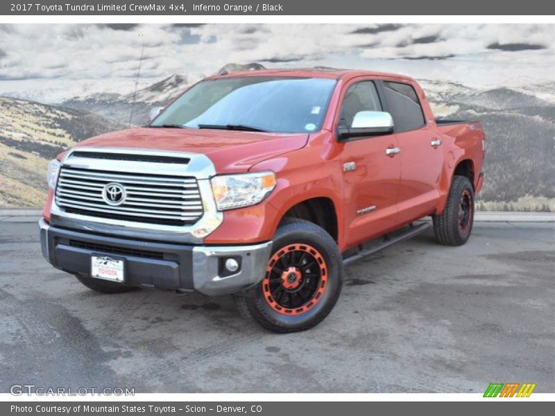 Inferno Orange / Black 2017 Toyota Tundra Limited CrewMax 4x4