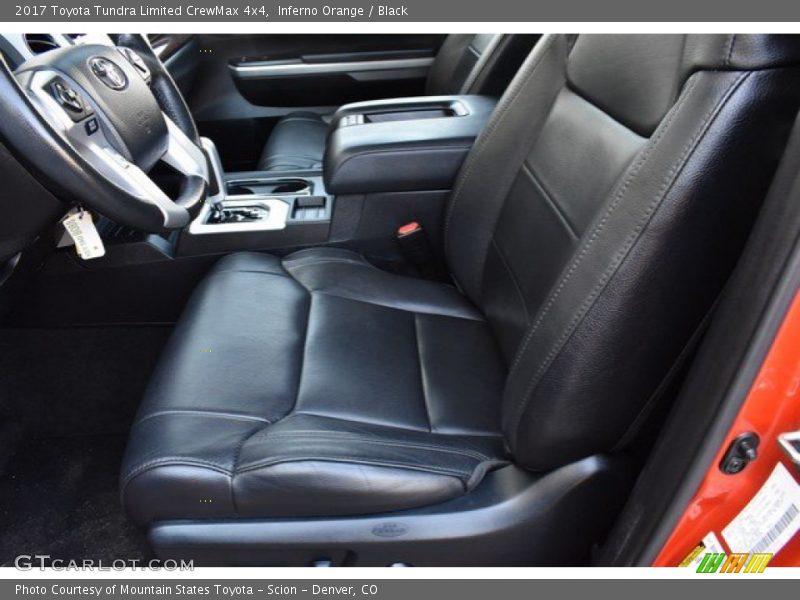 Inferno Orange / Black 2017 Toyota Tundra Limited CrewMax 4x4
