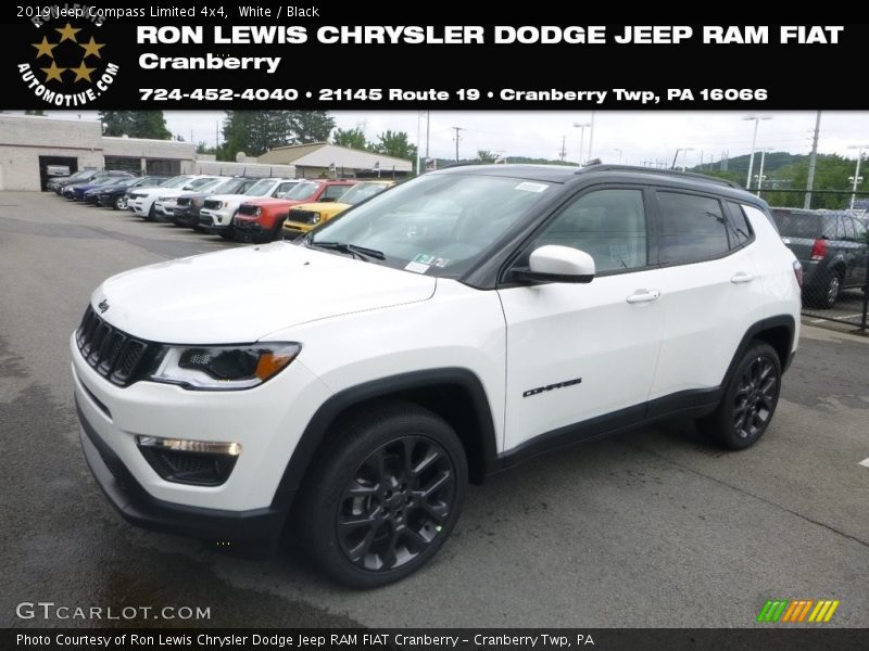 White / Black 2019 Jeep Compass Limited 4x4
