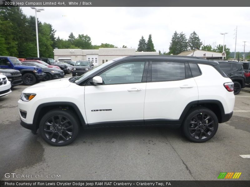 White / Black 2019 Jeep Compass Limited 4x4