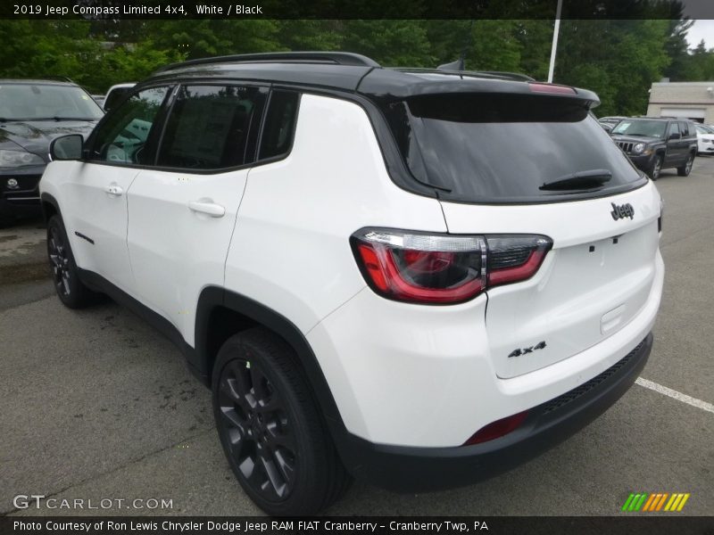 White / Black 2019 Jeep Compass Limited 4x4