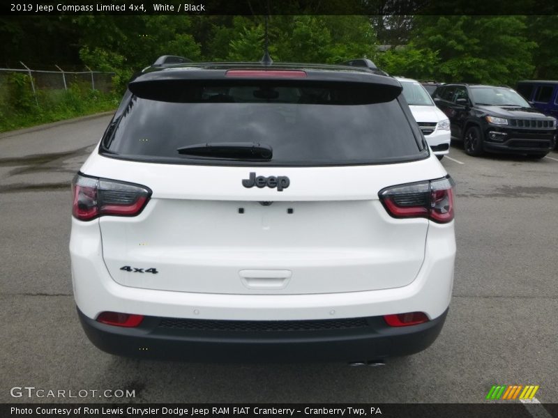 White / Black 2019 Jeep Compass Limited 4x4