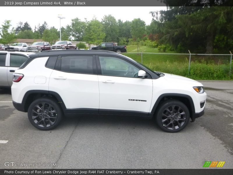 White / Black 2019 Jeep Compass Limited 4x4