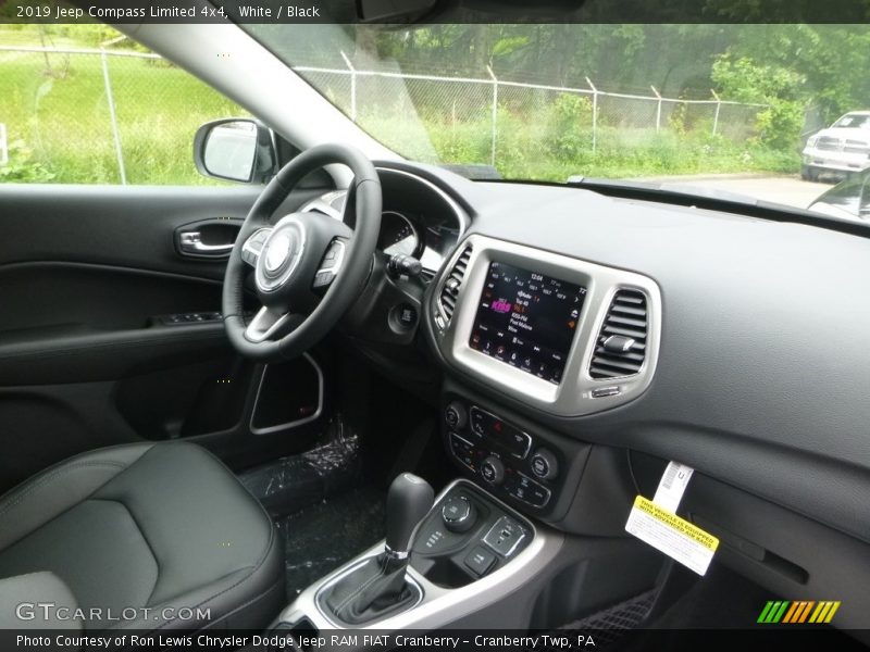 White / Black 2019 Jeep Compass Limited 4x4