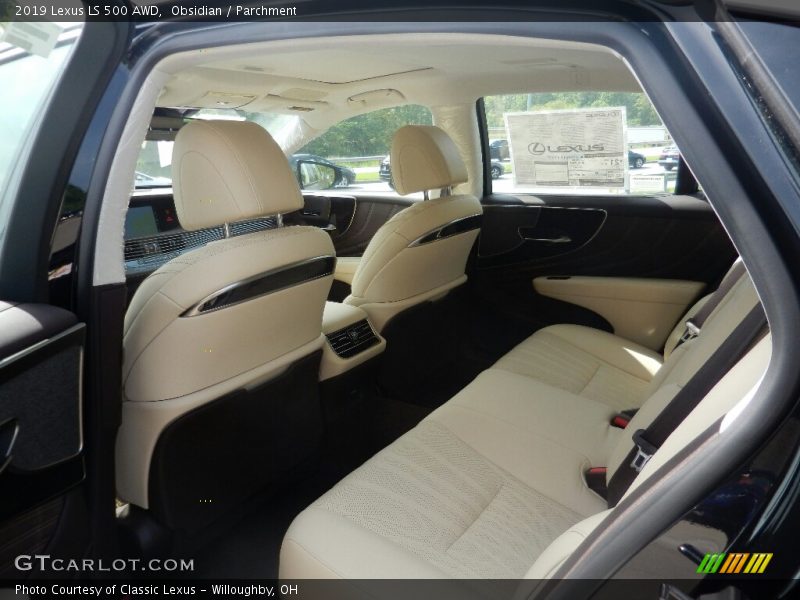 Rear Seat of 2019 LS 500 AWD
