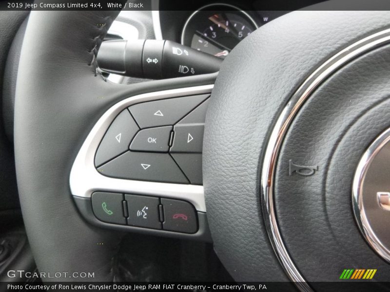 White / Black 2019 Jeep Compass Limited 4x4