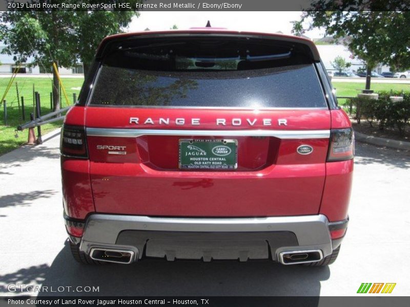 Firenze Red Metallic / Ebony/Ebony 2019 Land Rover Range Rover Sport HSE