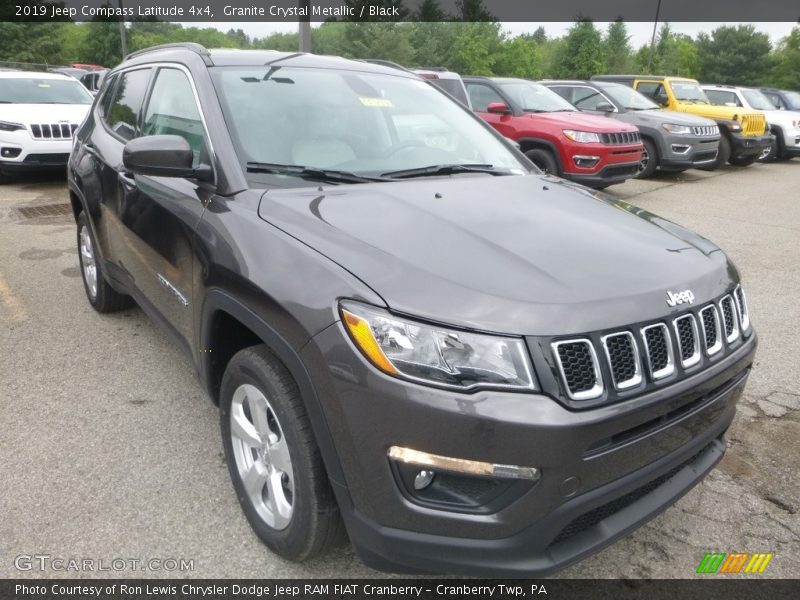 Granite Crystal Metallic / Black 2019 Jeep Compass Latitude 4x4