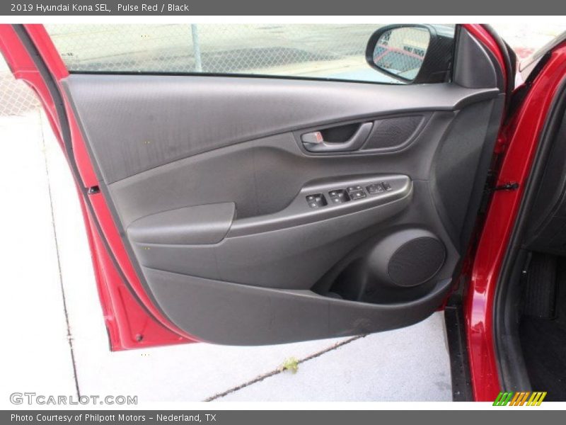 Pulse Red / Black 2019 Hyundai Kona SEL