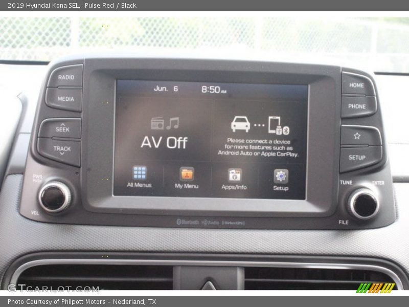 Pulse Red / Black 2019 Hyundai Kona SEL