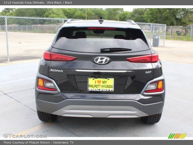Ultra Black / Black 2019 Hyundai Kona Ultimate