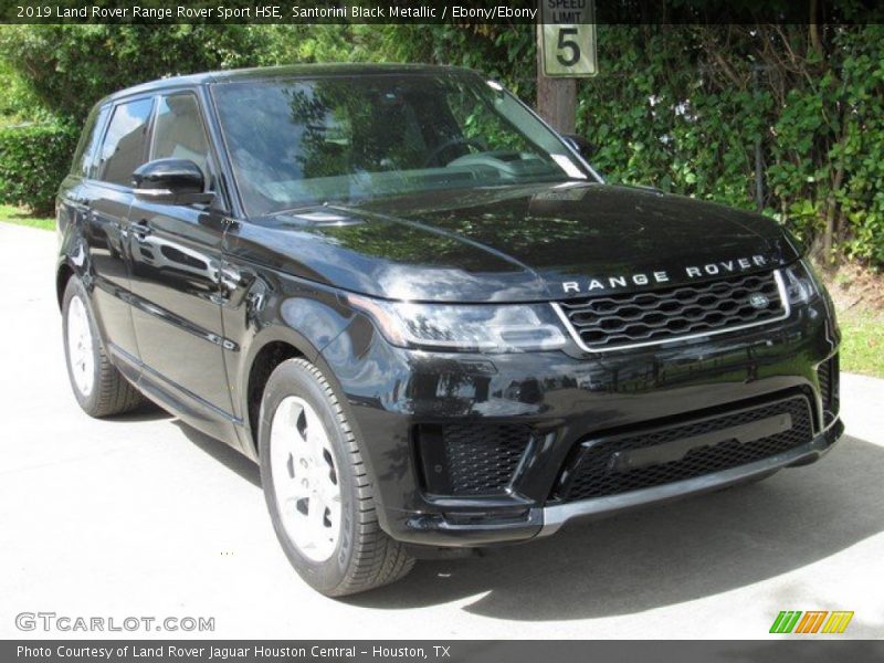 Santorini Black Metallic / Ebony/Ebony 2019 Land Rover Range Rover Sport HSE