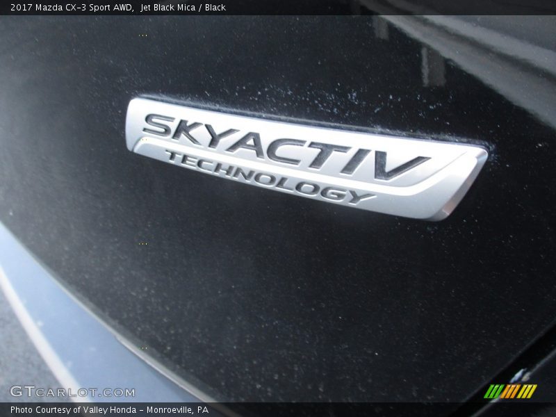 Jet Black Mica / Black 2017 Mazda CX-3 Sport AWD