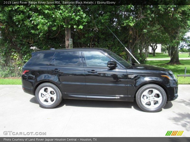 Santorini Black Metallic / Ebony/Ebony 2019 Land Rover Range Rover Sport HSE