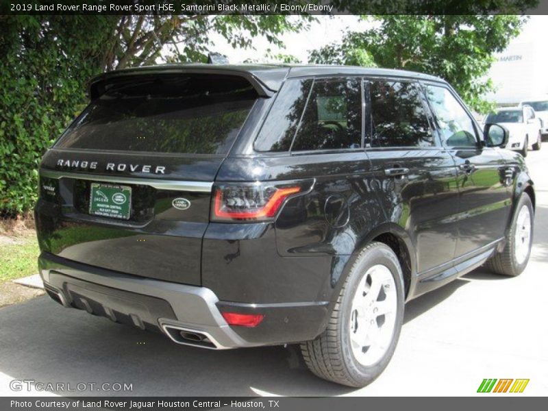 Santorini Black Metallic / Ebony/Ebony 2019 Land Rover Range Rover Sport HSE