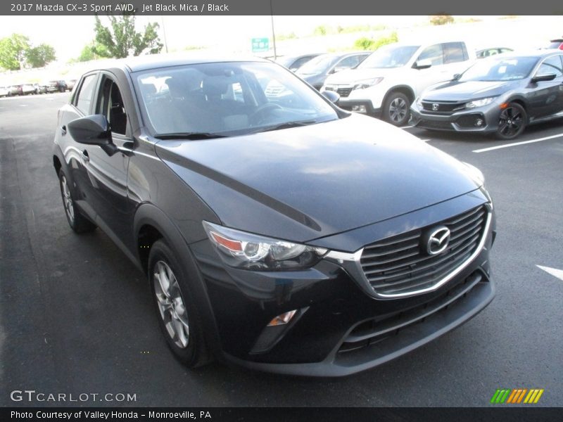 Jet Black Mica / Black 2017 Mazda CX-3 Sport AWD