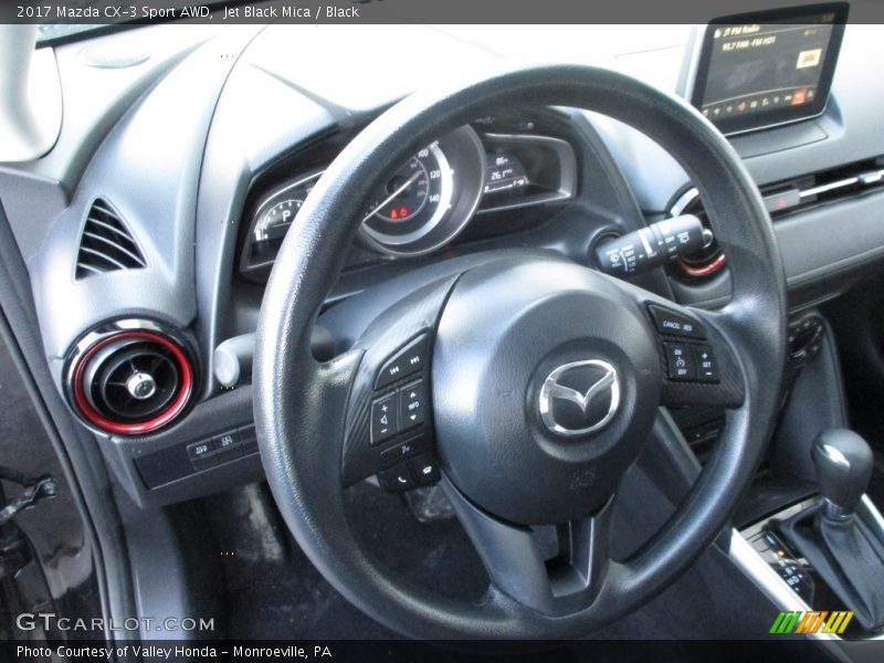 Jet Black Mica / Black 2017 Mazda CX-3 Sport AWD