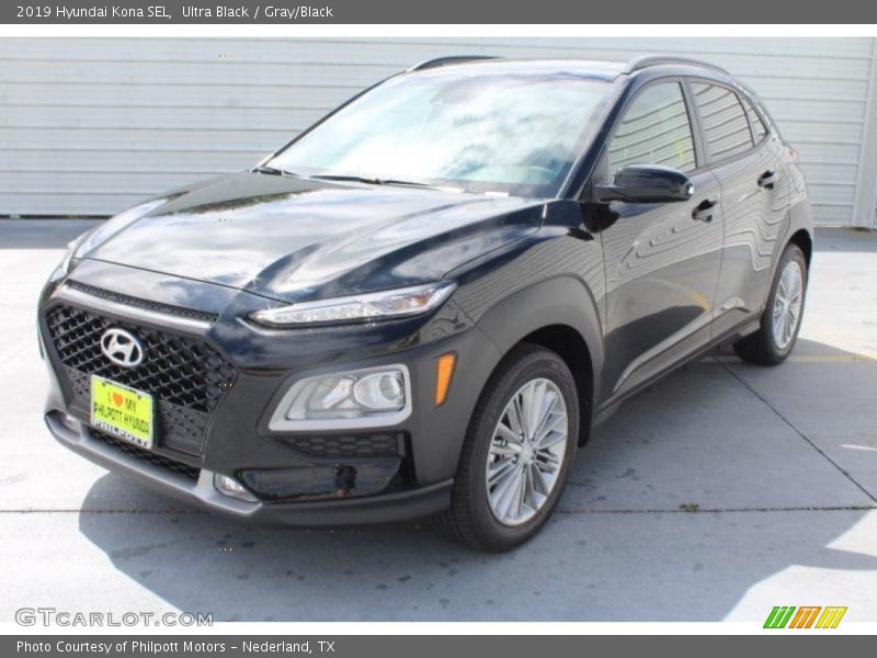 Ultra Black / Gray/Black 2019 Hyundai Kona SEL