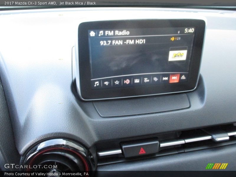 Jet Black Mica / Black 2017 Mazda CX-3 Sport AWD