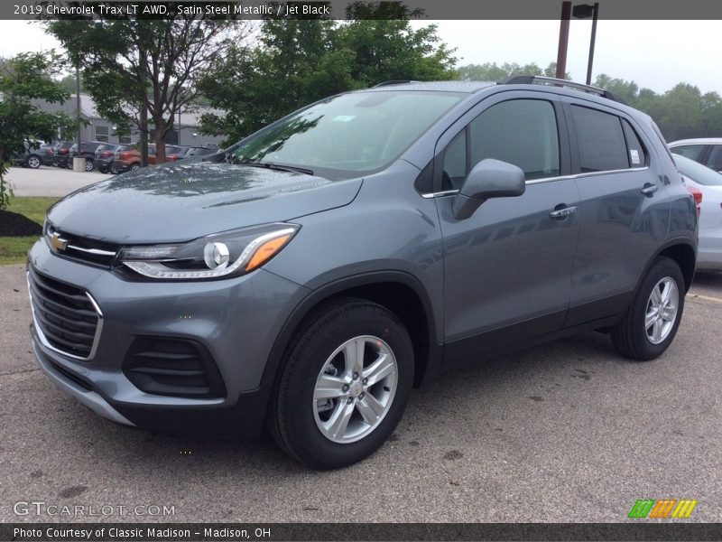 Satin Steel Metallic / Jet Black 2019 Chevrolet Trax LT AWD