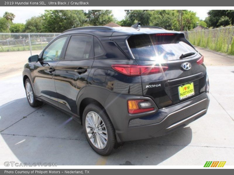 Ultra Black / Gray/Black 2019 Hyundai Kona SEL