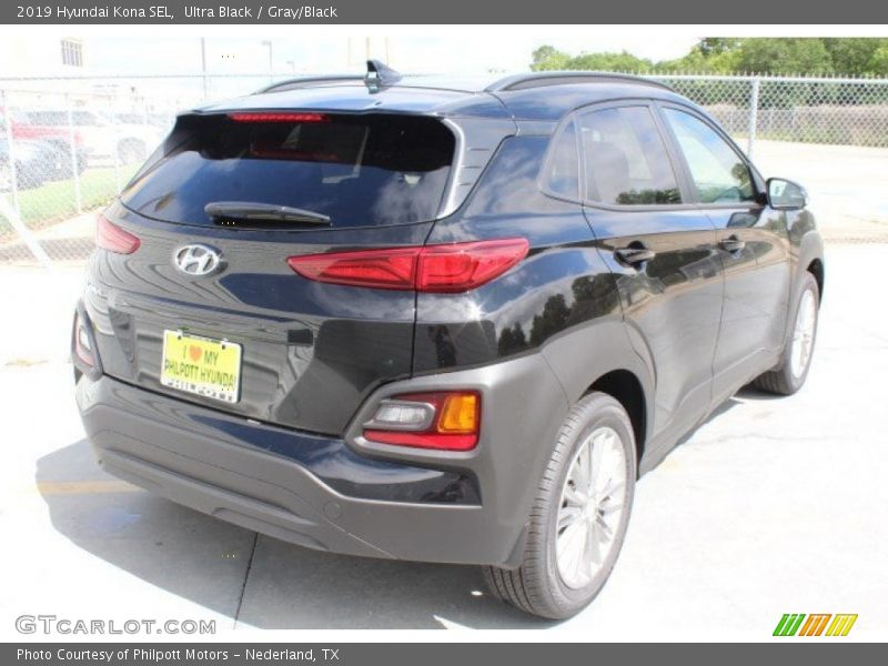 Ultra Black / Gray/Black 2019 Hyundai Kona SEL