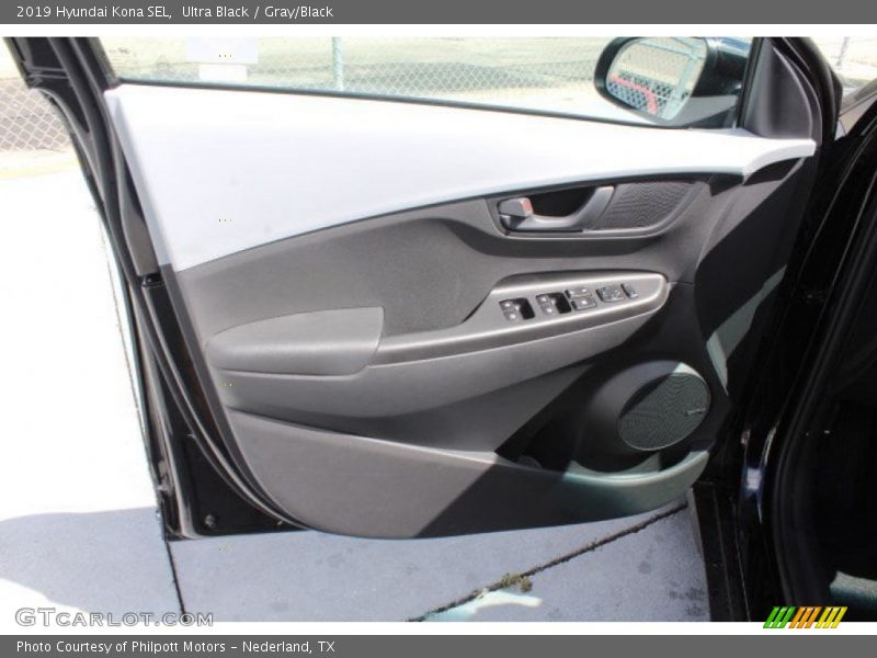 Ultra Black / Gray/Black 2019 Hyundai Kona SEL