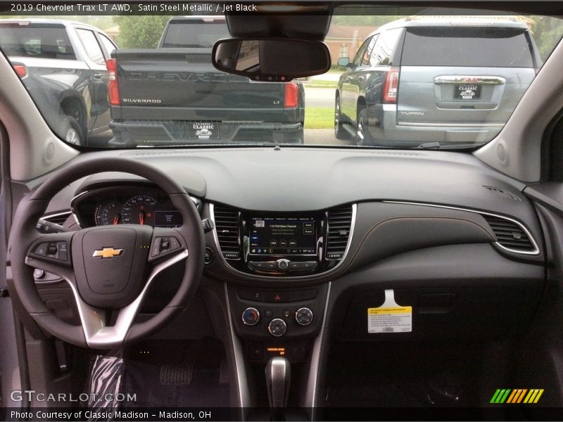 Satin Steel Metallic / Jet Black 2019 Chevrolet Trax LT AWD