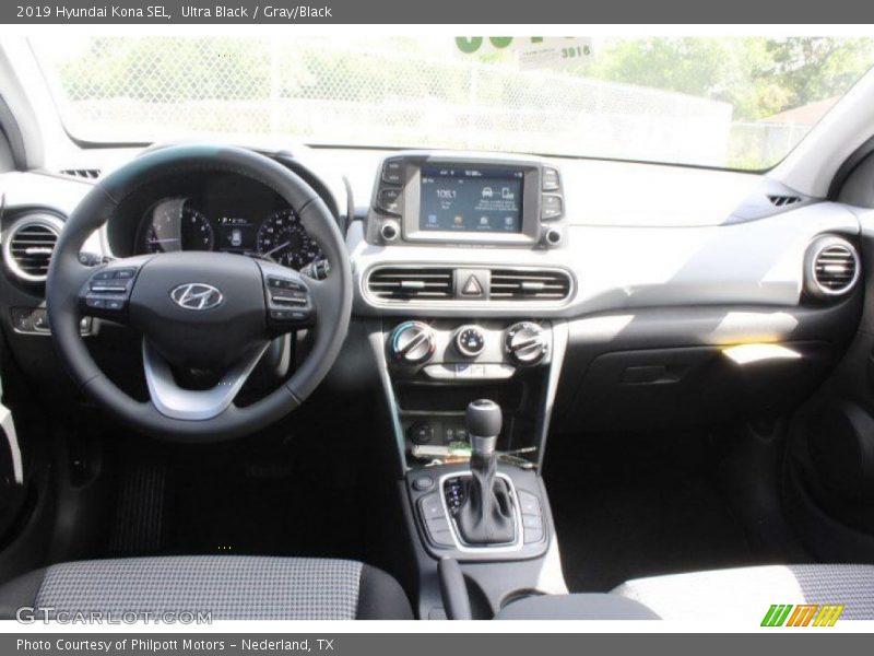 Ultra Black / Gray/Black 2019 Hyundai Kona SEL