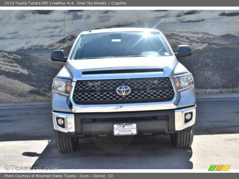 Silver Sky Metallic / Graphite 2019 Toyota Tundra SR5 CrewMax 4x4