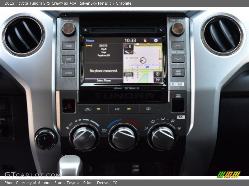 Silver Sky Metallic / Graphite 2019 Toyota Tundra SR5 CrewMax 4x4