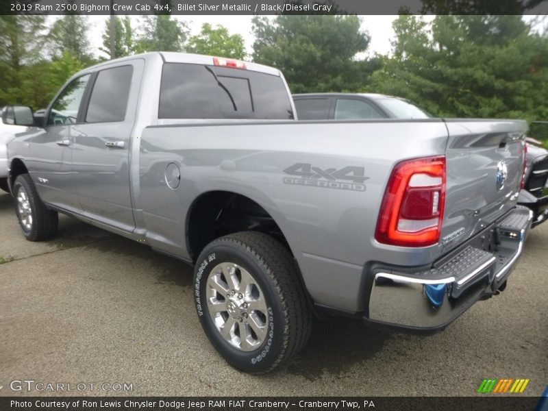 Billet Silver Metallic / Black/Diesel Gray 2019 Ram 2500 Bighorn Crew Cab 4x4