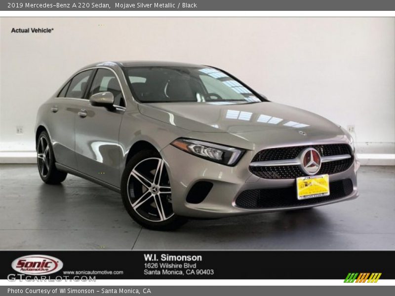 Mojave Silver Metallic / Black 2019 Mercedes-Benz A 220 Sedan