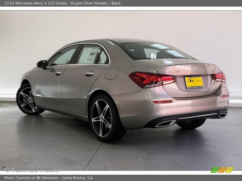 Mojave Silver Metallic / Black 2019 Mercedes-Benz A 220 Sedan