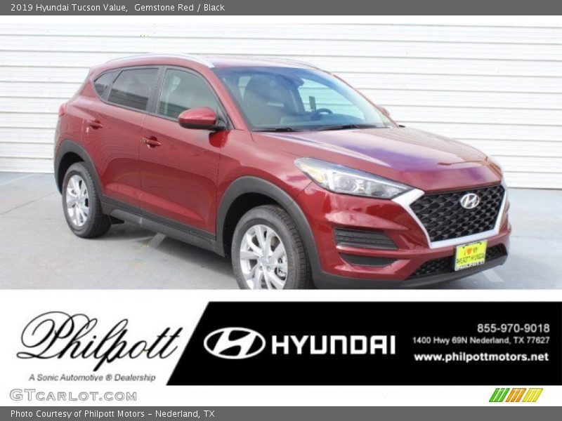 Gemstone Red / Black 2019 Hyundai Tucson Value