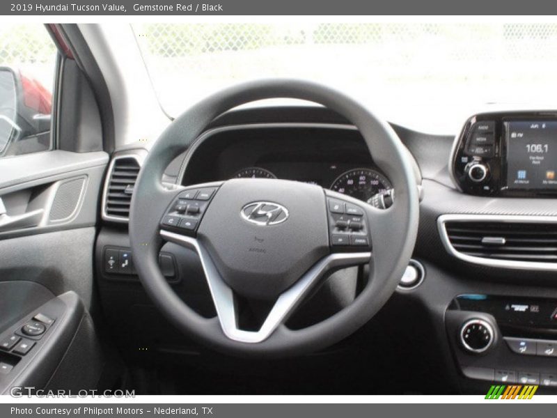 Gemstone Red / Black 2019 Hyundai Tucson Value