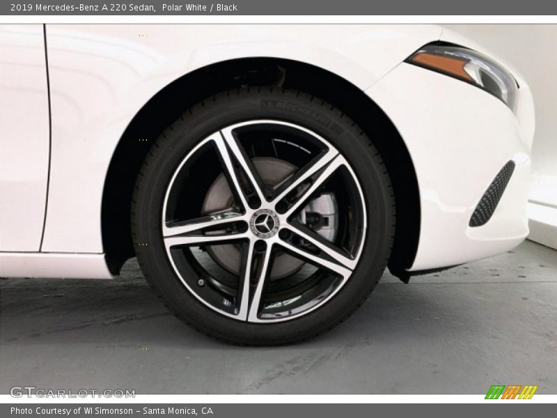 Polar White / Black 2019 Mercedes-Benz A 220 Sedan