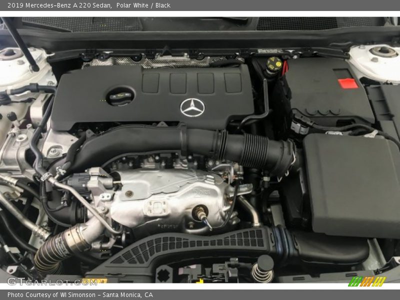 Polar White / Black 2019 Mercedes-Benz A 220 Sedan