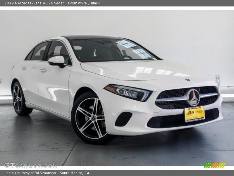 Polar White / Black 2019 Mercedes-Benz A 220 Sedan